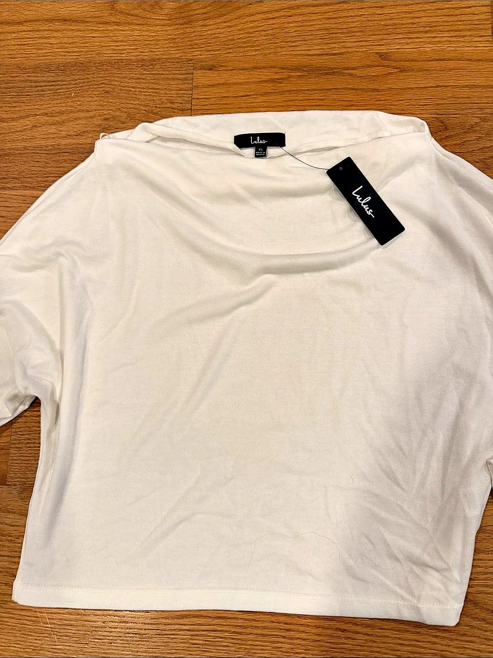 Lulus Long Sleeve Top in White NWT